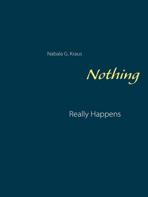 cover image of Nothing Really Happens